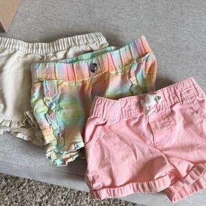 Cat & Jack Kids Shorts Set - Cream, Multicolor, Pink